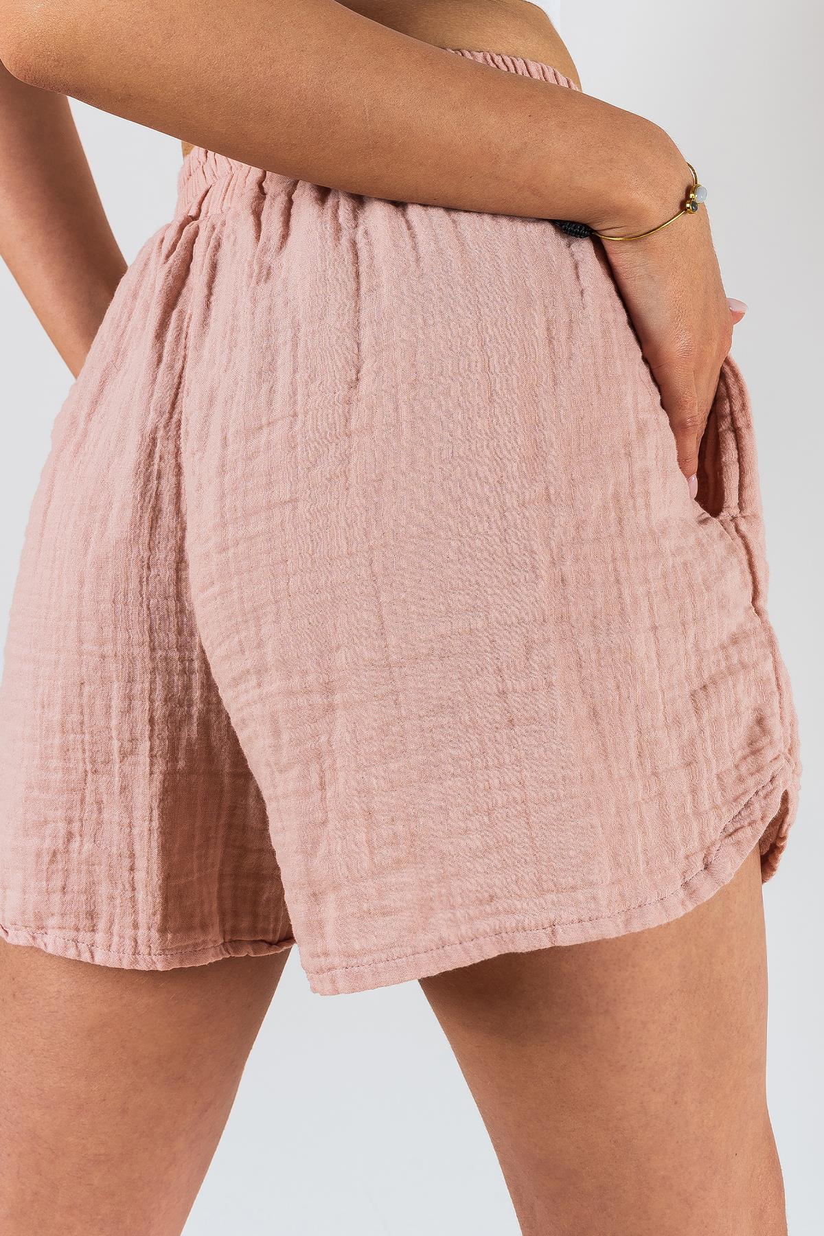 Kyra Müslin Damen-Shorts, rosa